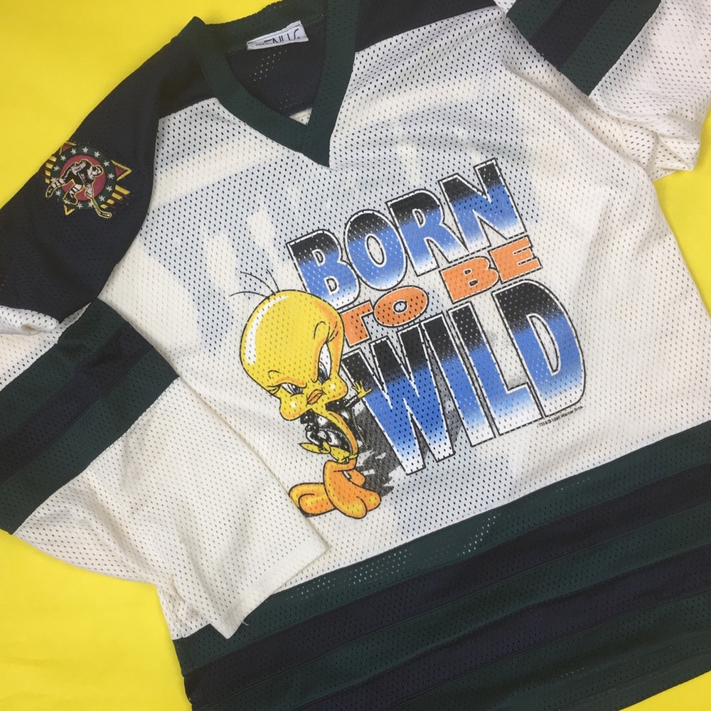Vintage Tweety Bird hockey jersey